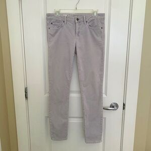 GAP 1969 Women Always Skinny Stretch Corduroys Light Grey Size 28R